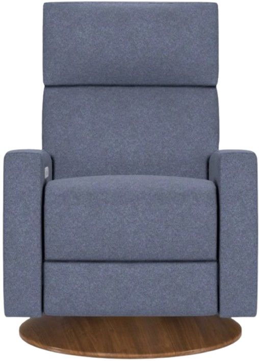 American Leather® Customizable Elliot Fabric 44" Power Swivel Recliner-1