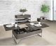 Mazin Furniture Harmony Gray Lift Top Coffee Table with Chrome Base -5