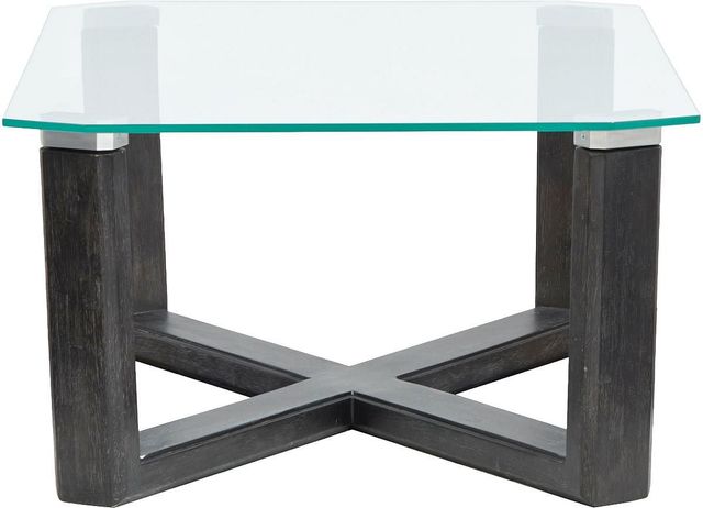 Magnussen Home® Wexler Black Truffle Rectangular Cocktail Table-2
