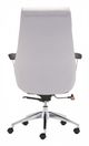 Zuo® Boutique White Comfort Office Chair-3