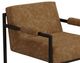 International Furniture Direct Galena Black/Orange Chair-1