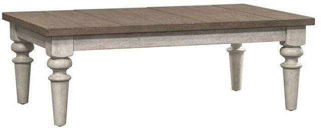 Liberty Furniture Heartland Antique White Cocktail Table-0