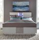 Liberty Furniture Mirage Wirebrushed White California King Panel Bed-1