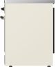 Ilve® Majestic III 30" Antique White Pro Style Induction Range with Triple Glass Door and Burnished Trim-3