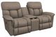 La-Z-Boy® Mateo Wicker Manual Wall Reclining Loveseat with Console-0
