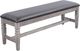 Sunny Designs™ Homestead Hills Alpine Gray/Tobacco Leaf Bench-0