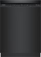 Bosch® 100 Series 24" Black Front Control Built In Dishwasher-0
