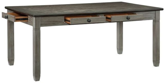 Homelegance® Granby Antique Gray Dining Table with Coffee Top -3