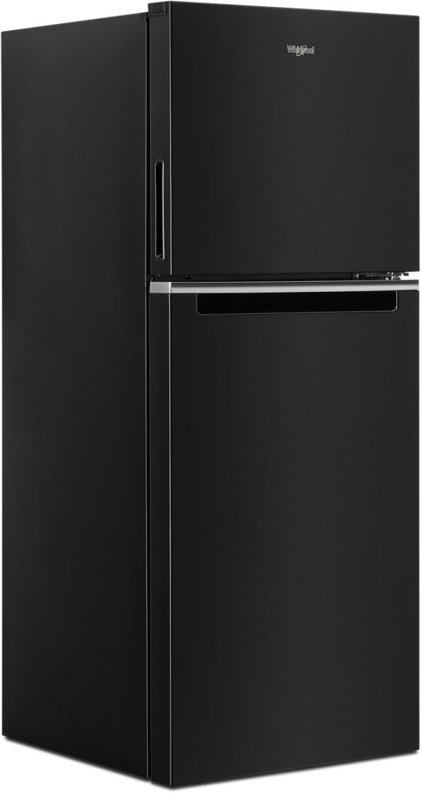 Whirlpool® 24" 11.6 Cu. Ft. Black Counter Depth Top Freezer Refrigerator-1