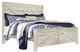 Signature Design by Ashley® Bellaby 2-Piece Whitewash King Crossbuck Panel Bed Set-1