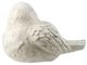 A & B Home White Large Bird Figurine-1