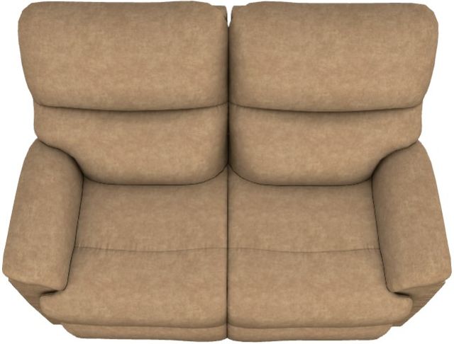 La-Z-Boy® Trouper Camel Power Reclining Loveseat with Headrest and Lumbar-4
