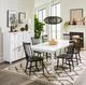 Liberty Furniture Capeside Cottage 7-Piece Porcelain White/Royal Black Table Set-0