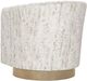 Fairfield® Customizable Tipsy Swivel Chair with Bright Brass Base-3