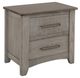 International Furniture Direct Ridge Light Gray/Ivory Nightstand-0
