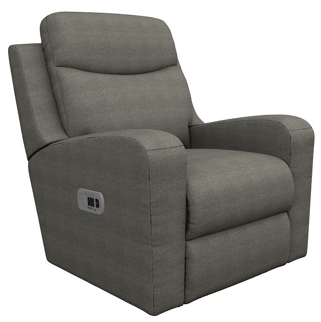 La-Z-Boy® Emmons Granite Power Rocking Recliner with Headrest and Lumbar-0