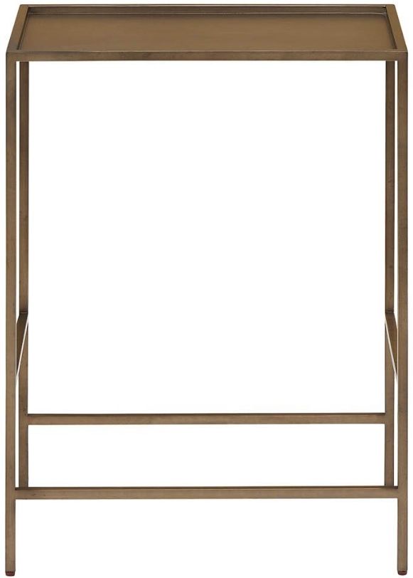 Universal Explore Home™ Montclair Smoke Gold Metal Side Table-2