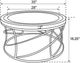 Coaster® Elise Gold Coffee Table-1