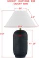 Forty West McAdams Black Table Lamp-1