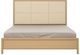 Bernards Plains Beige Queen Upholstered Panel Bed-0