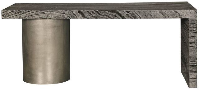 Bernhardt Linea Gunmetal/Textured Graphite Desk-1