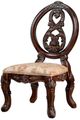 Furniture of America® Normandy 2-Piece Brown Cherry/Tan Side Chair Set-3