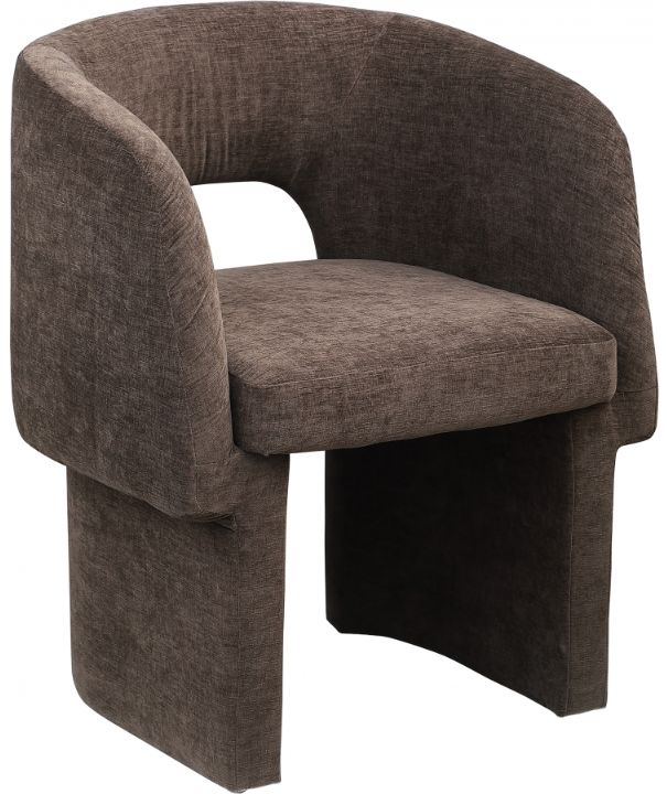 Meridian Furniture Emmet Brown Chenille Dining Chair-0