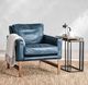 Classic Home Chazzie Ocean Blue Accent Chair-1