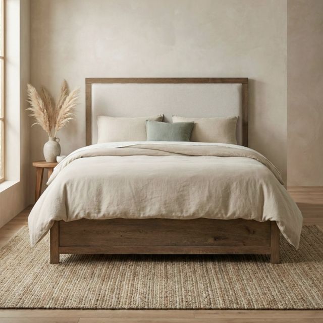 Homelegance® Matisse Brown/Brownish Gray California King Panel Bed-1