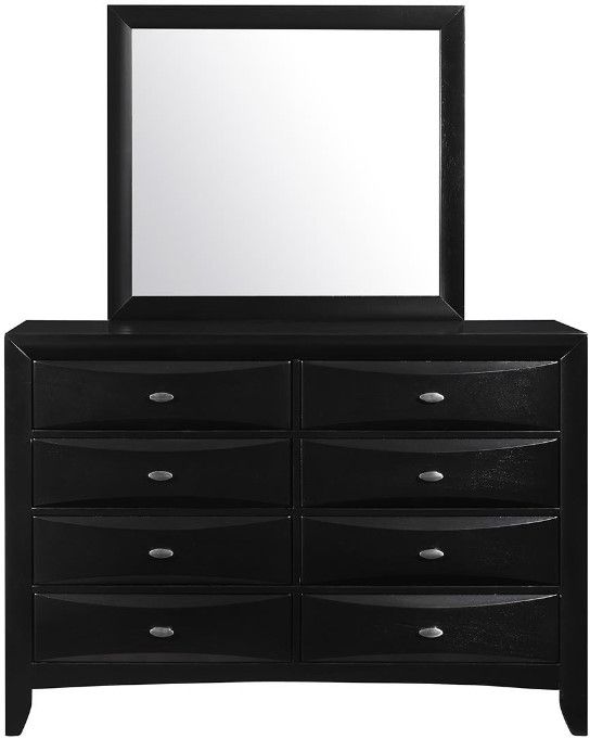 Global Furniture USA Linda Black Dresser-2