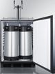 Summit® Commercial 5.5 Cu. Ft. Stainless Steel Beer Cooler/Kegerator-3