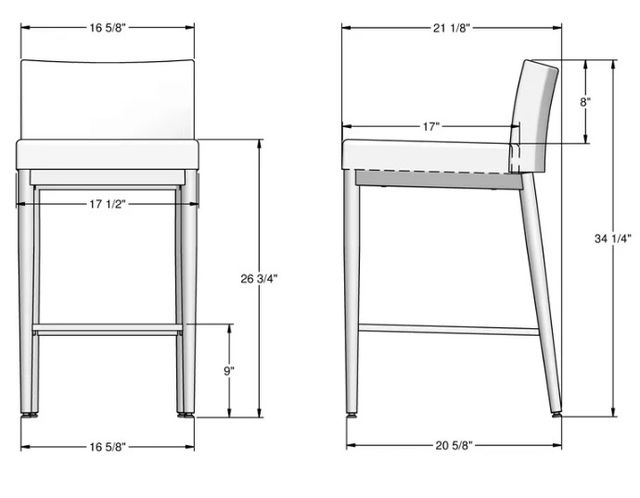 Amisco Customizable Hanson Counter Stool-2