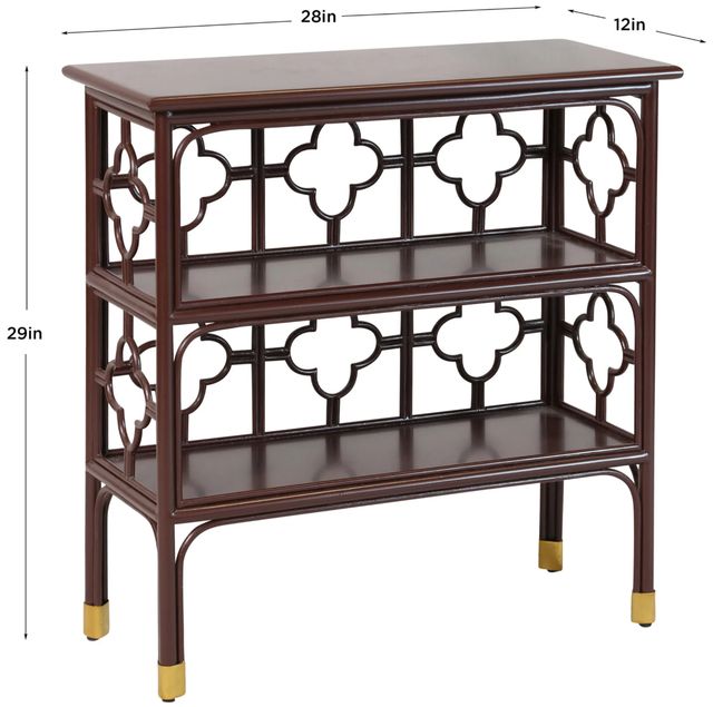 Stylecraft Tamara Day Walnut Clover Shelf-1