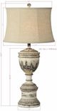 Forty West Denver Ivory Table Lamp-1