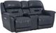 HomeStretch Contender Midnight Power Reclining Loveseat-0
