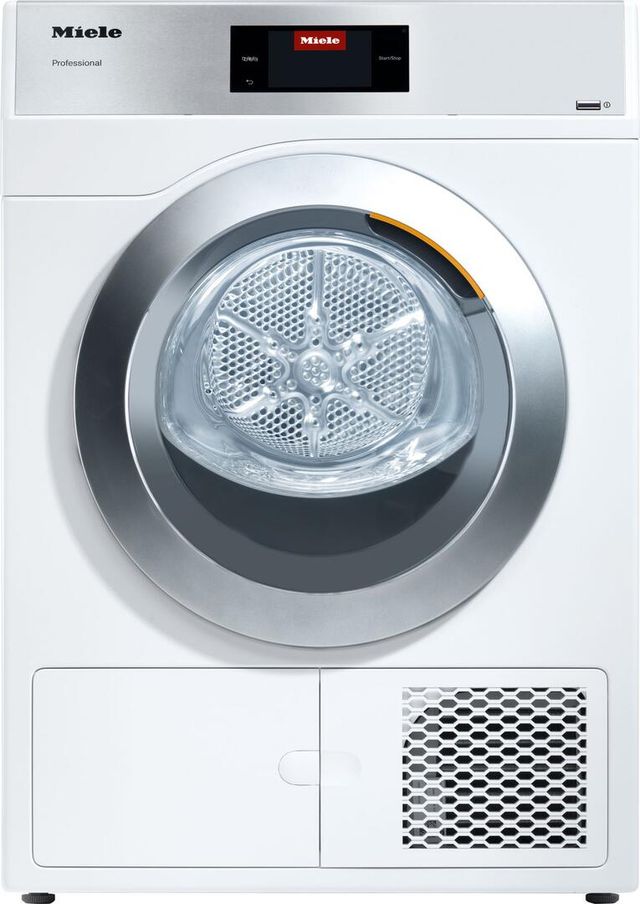 Miele 4.6 Cu. Ft. Lotus White Front Load Ventless Electric Dryer-0
