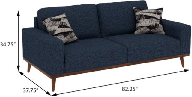 Emerald Home Heath Navy Sofa-2
