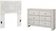 Signature Design by Ashley® Paxberry 2-Piece Whitewash Twin Panel Headboard Set-0