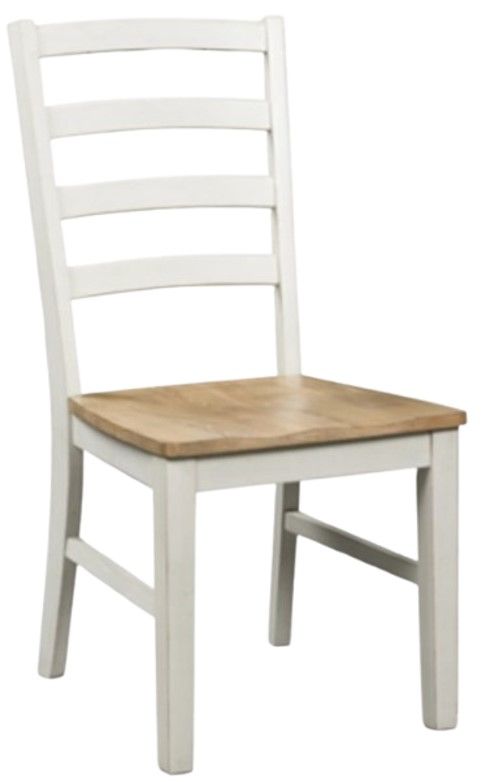 Signature Design by Ashley® Purlaney Antique White/Natural Side Chair-0