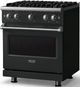 Viking® 5 Series 30" Antique Bronze Pro Style Gas (NG) Range with Polished Chrome Trim-2