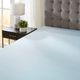 Olliix by Sleep Philosophy White California King 4" Gel Memory Foam with 3M Cover Mattress Topper-4