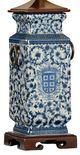 Wildwood Lamps Heralds Blue/White Table Lamp-1