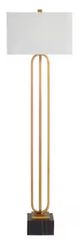 Bassett® Furniture Charlotte Gold Leaf Floor Lamp-0