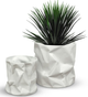 Le Present Paperbag White 14" Planter-2