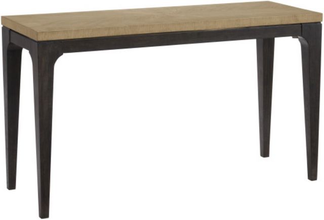 Emerald Home Sutton Place Caramel Console Table with Cocoa Base