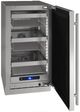 U-Line® 5 Class Stainless Steel 18" Panel Ready Undercounter Refrigerator-1