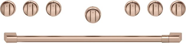 Café™ 36" Brushed Copper Pro Range Handle and Knob Kit-0