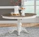 Liberty Furniture Ocean Isle Weathered Pine Dining Table with Antique White Base-1