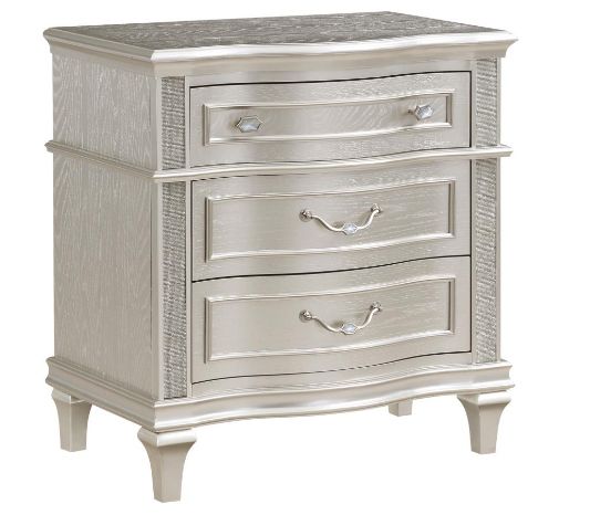 Coaster® Evangeline 5-piece Silver Oak California King Bedroom Set-2