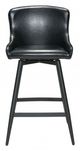 Zuo® Dresden Black Bar Chair-1